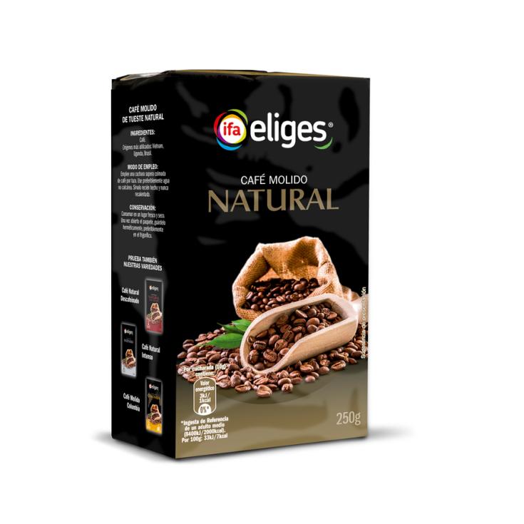 CAFÉ MOLIDO NATURAL IFA ELIGES 250G - LaDespensa