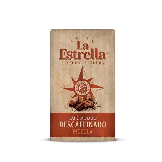 CAFÉ MOLIDO DESCAFEINADO MEZCLA ESTRELLA 250G