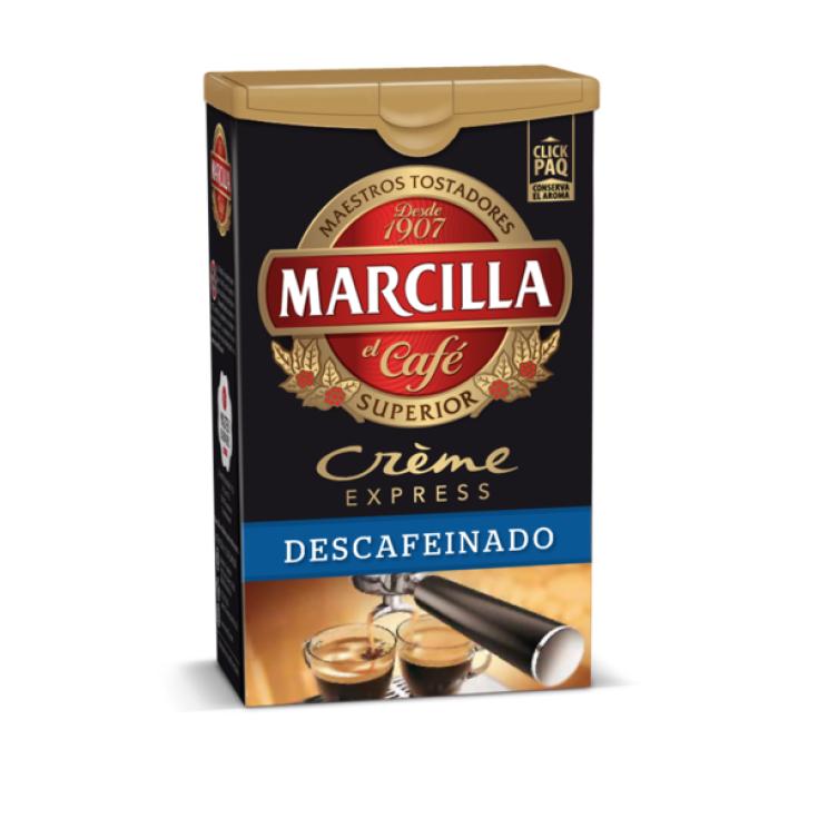 CAFÉ MOLIDO MEZCLA DESCAFEIN CRÈME EXPRESS MARCILLA 250G