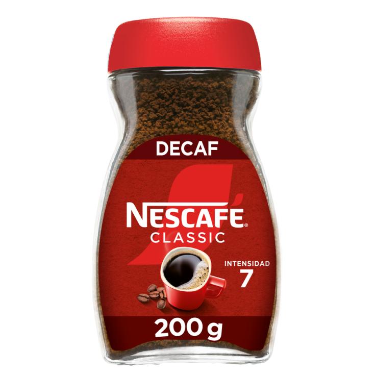 CAFÉ SOLUBLE DESCAFEINADO NESCAFÉ 200G
