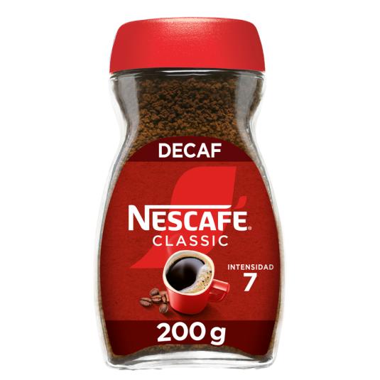 CAFÉ SOLUBLE DESCAFEINADO NESCAFÉ 200G