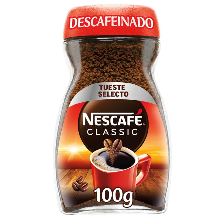 CAFÉ SOLUBLE DESCAFEINADO NESCAFÉ 100G