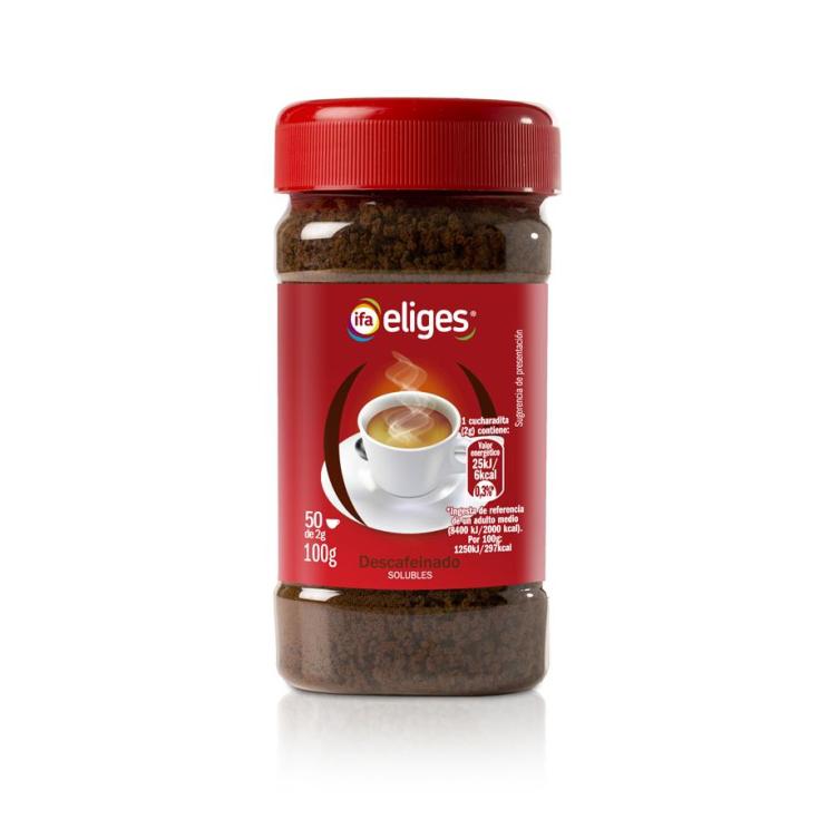 CAFÉ SOLUBLE DESCAFEINADO IFA ELIGES 100G