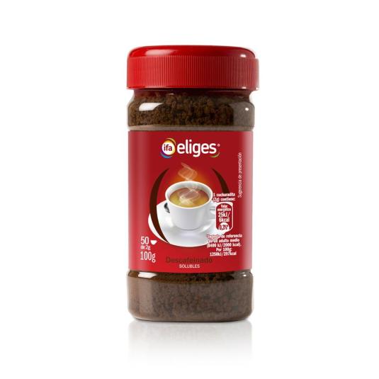 CAFÉ SOLUBLE DESCAFEINADO IFA ELIGES 100G