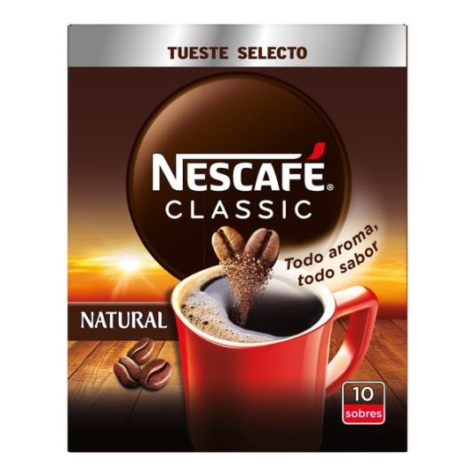 CAFÉ SOLUBLE NATURAL SOBRE NESCAFÉ P10