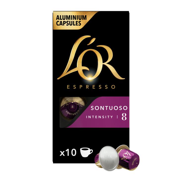 CAFÉ CÁPSULA ESPRESSO SONTUOSO L´OR P10 0.52G