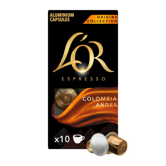 CAFÉ CÁPSULA ESPRESSO COLOMBIA L´OR P10 0.52G