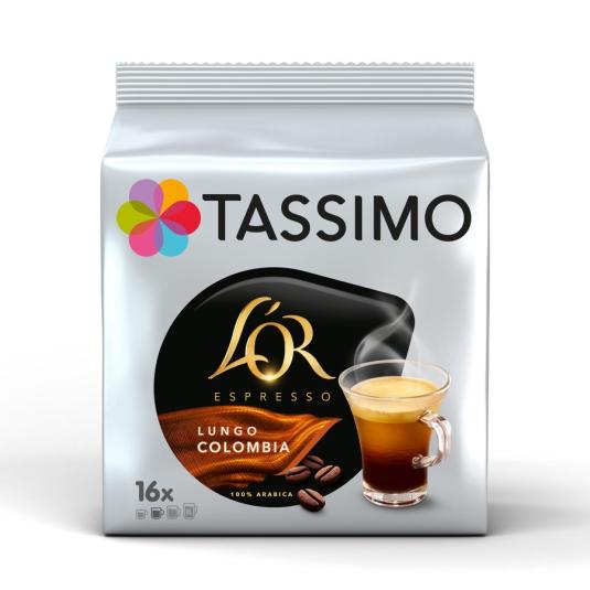 CAFÉ CÁPSULA ESPRESSO COLOMBIA  L´OR TASSIMO P16