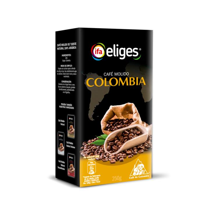 CAFÉ MOLIDO NATURAL COLOMBIA IFA ELIGES 250G