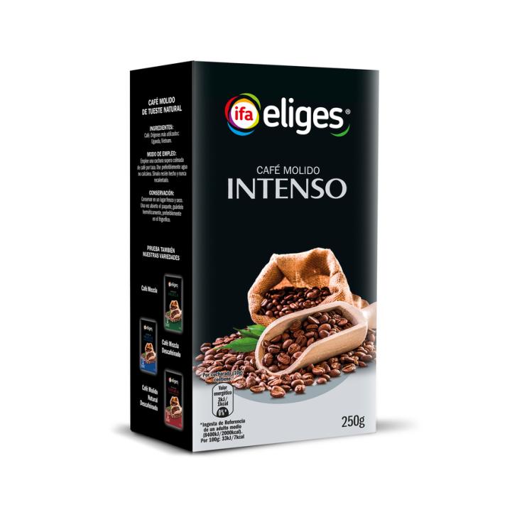 CAFÉ MOLIDO NATURAL INTENSO IFA ELIGES 250G - LaDespensa