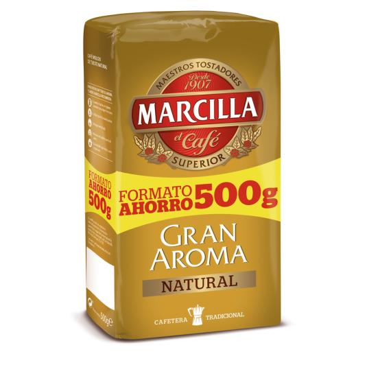CAFE MOLIDO NATURAL MARCILLA 500G
