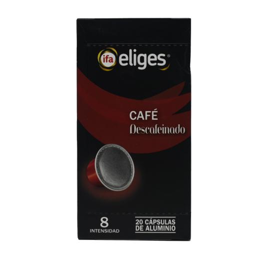 CAFE CAPSULAS DESCAFEINADO Nº 8 IFA ELIGES P20 108G
