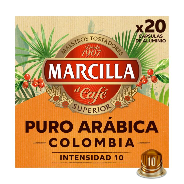 CAFÉ CÁPSULA COLOMBIA MARCILLA P20 104G