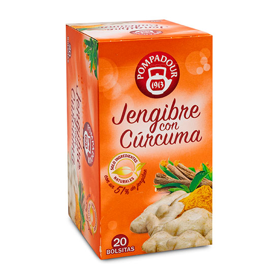 INFUSION JENGIGRE CON CURCUMA POMPADOUR 20U