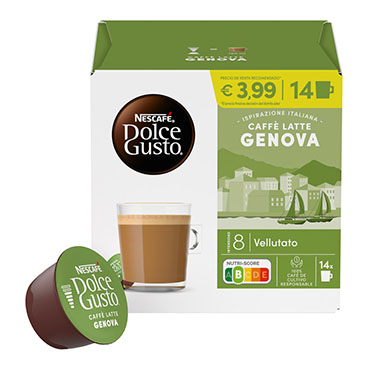 CAFÉ CAPSULA LATTE GENOVA NESCAFÉ P14 117.60G