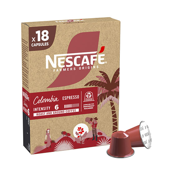 CAFÉ CAPSULAS COLOMBIA NESCAFÉ P18 79.2G