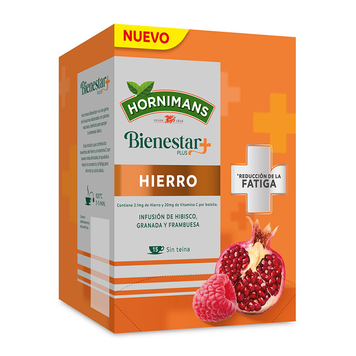 INFUSIÓN HIERRO BIENESTAR + HORNIMANS P15