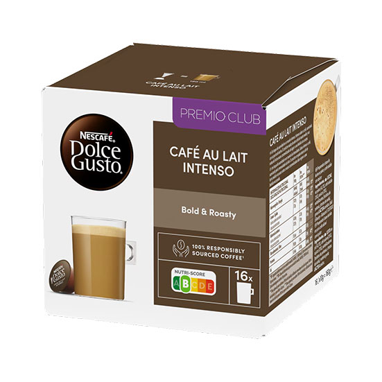 Café capsula intenso c/leche Dolce gusto p30