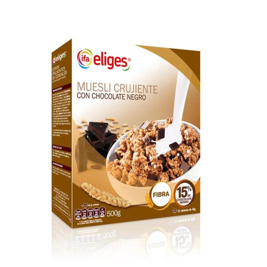 CEREAL MUESLI C/CHOCOLATE IFA ELIGES 500G