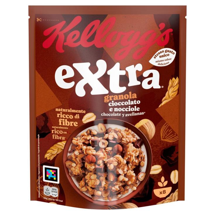 CEREAL CRUJIENTE C/ EXTRA CHOCOLATE BOLSA KELLOGG´S 375G