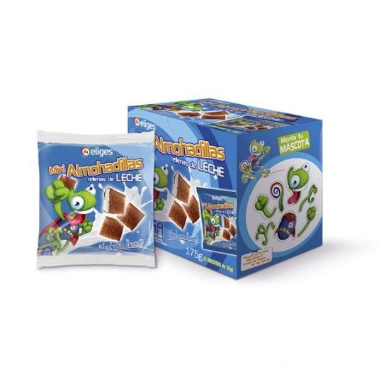 CEREAL ALMOHADILLA RELLENO LECHE MINI IFA ELIGES 175G