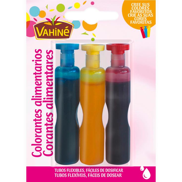 DECORACIÓN COLORANTE POSTRES VAHINÉ P3 6ML/U