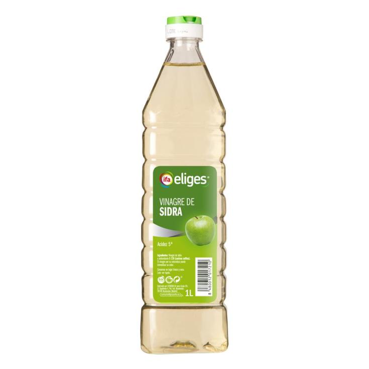 VINAGRE SIDRA MANZANA IFA ELIGES 1L