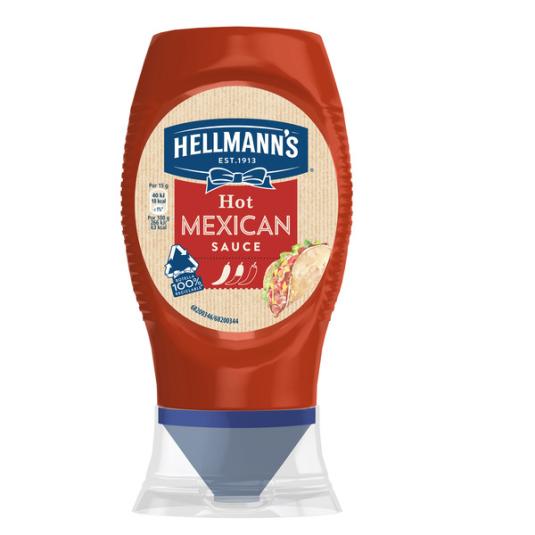 SALSA HOT MEXICAN SAUCE HELLMANS 250 ML