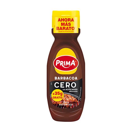 Salsa barbacoa cero Prima 265g