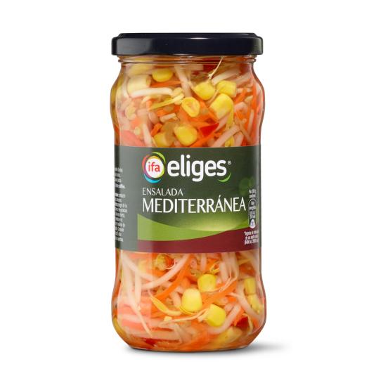 ENSALADA MEDITERRÁNEA CRISTAL IFA ELIGES 180G ESCURR