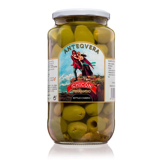 ACEITUNA GORDAL ALIÑO CASERO CRISTAL ANTEQUERA 400G ESCURR