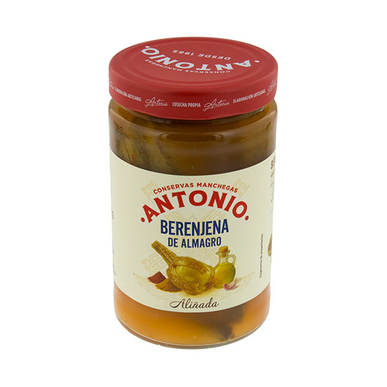 BERENJENA ALIÑADA CRISTAL ANTONIO 350G ESCURR