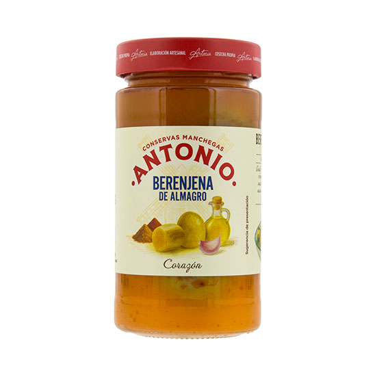 CORAZÓN BERENJENA CRISTAL ANTONIO 170G