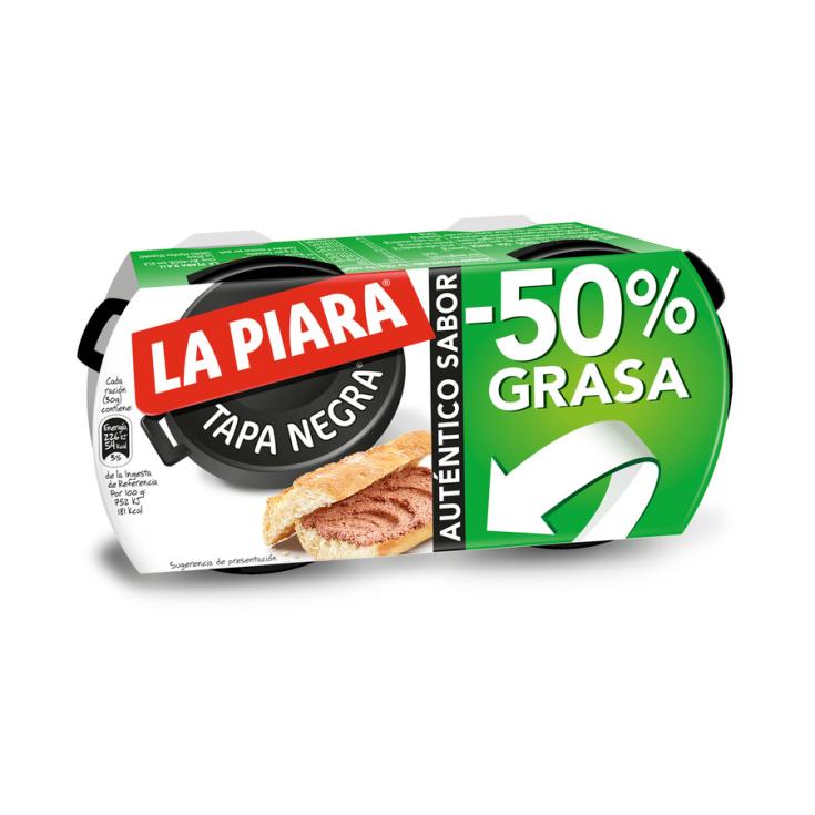 PATÉ HÍGADO DE CERDO MENOS 50% MG LA PIARA P2 75G/U