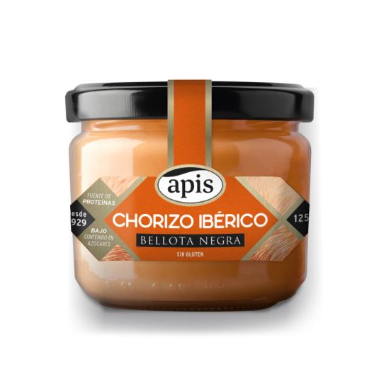 PATE BELLOTA NEGRA CHORIZO IBERICO APIS 125G