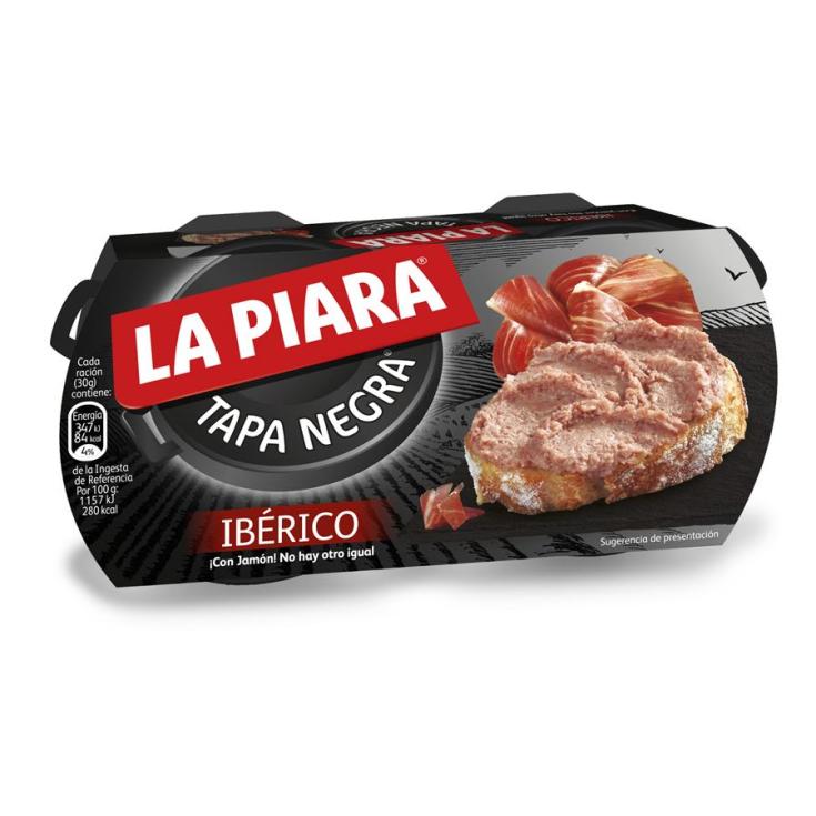 PATÉ HÍGADO DE CERDO IBÉRICO TAPA NEGRA LA PIARA P2 146G