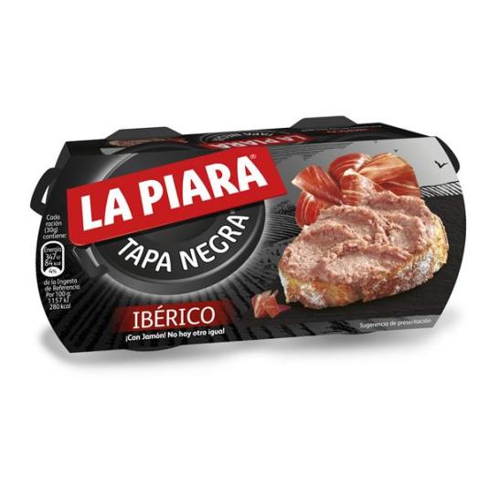 PATÉ HÍGADO DE CERDO IBÉRICO TAPA NEGRA LA PIARA P2 146G