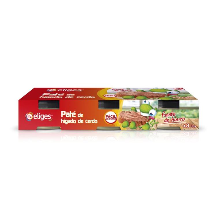 PATÉ HÍGADO DE CERDO  IFA ELIGES P3 78G/U