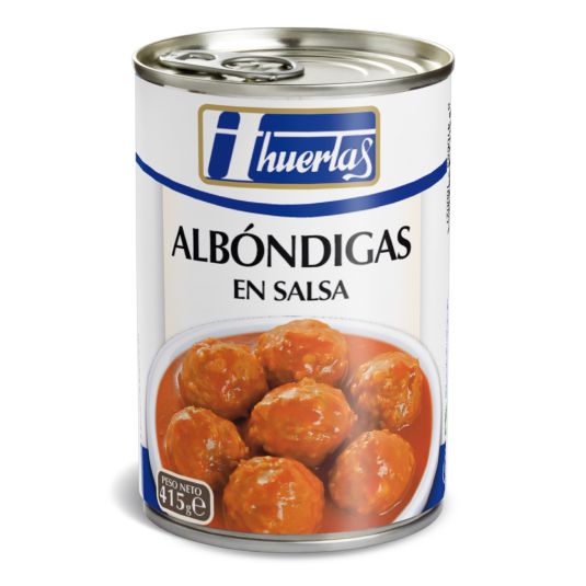 ALBÓNDIGAS EN SALSA LATA HUERTAS 415G