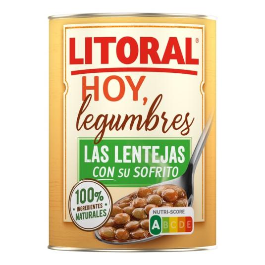 LENTEJA LATA HOY LEGUMBRESLITORAL 440G