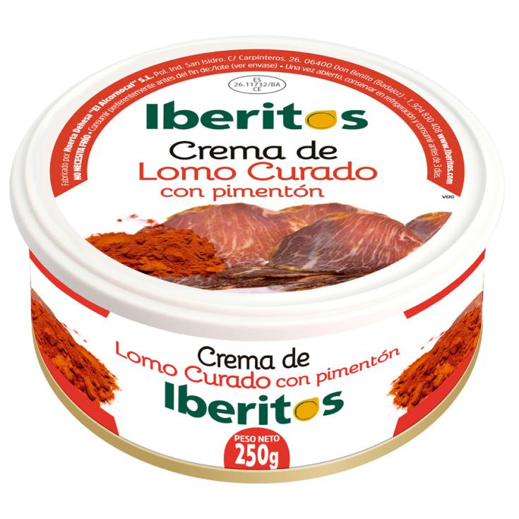 PATE LOMO AL PIMENTON IBERITOS 250G