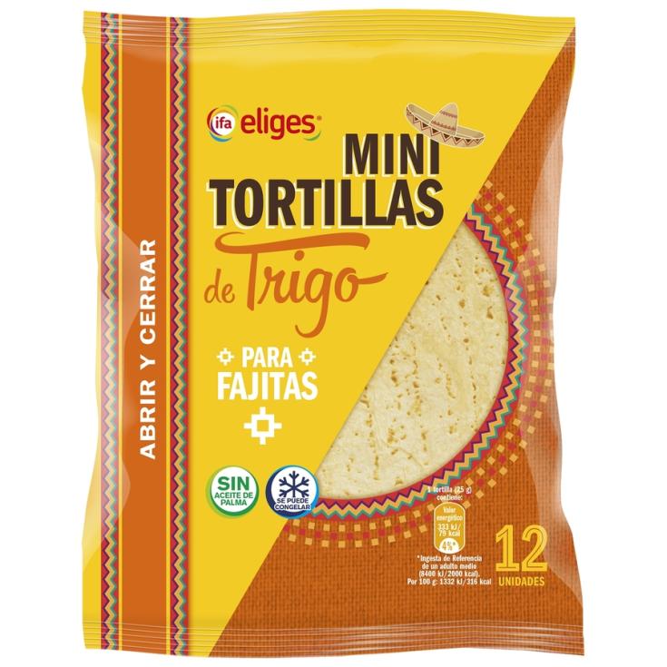 MINI TORTILLAS TRIGO IFA ELIGES 12UD 300G