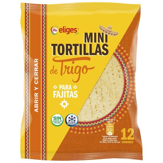 MINI TORTILLAS TRIGO IFA ELIGES 12UD 300G