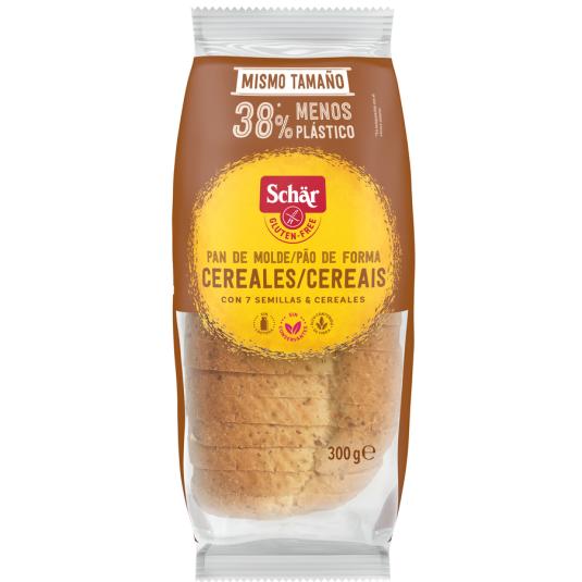 PAN DE MOLDE CEREALES S/GLUTEN SCHÄR 300G