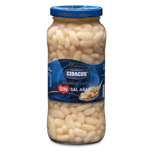 ALUBIA COCIDA S/SAL CRISTAL CIDACOS 400G ESCURR