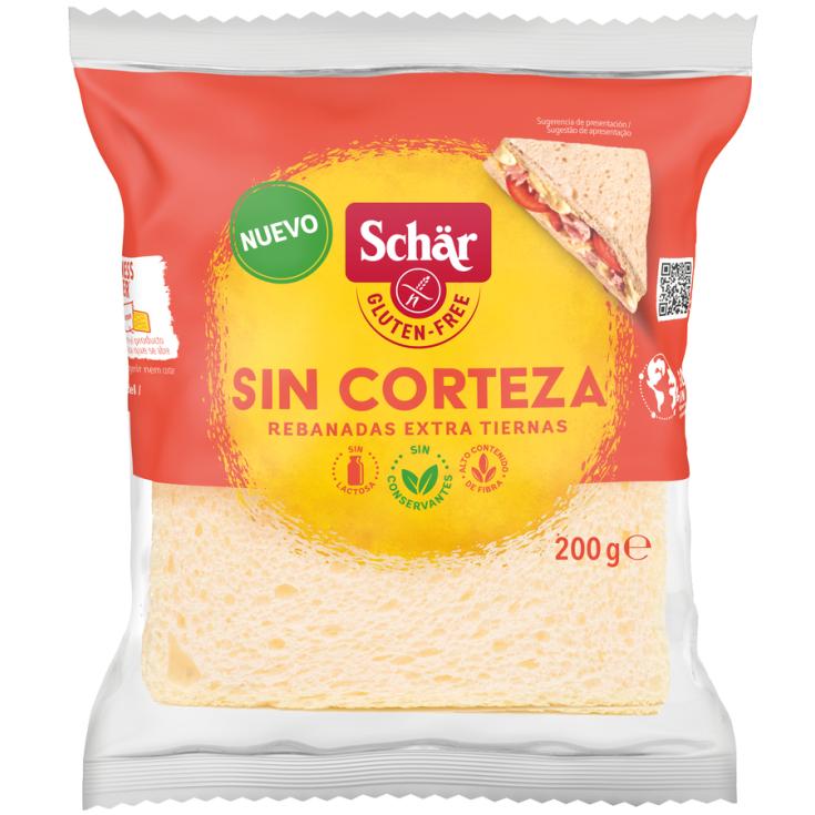 PAN DE MOLDE S/CORTEZA S/GLUTEN SCHAR 200G