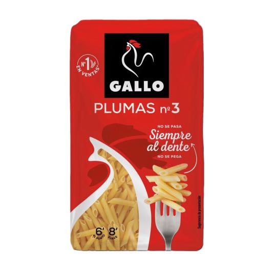 MACARRÓN PLUMA Nº 3 GALLO 450G