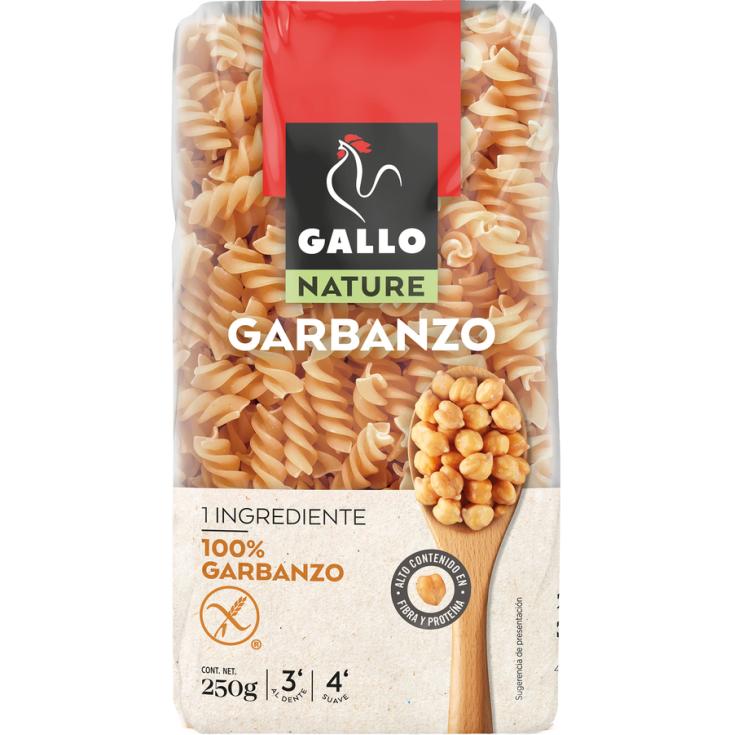 PASTA DE LEGUMBRE HELICES DE GARBANZOS GALLO NATURE 250G