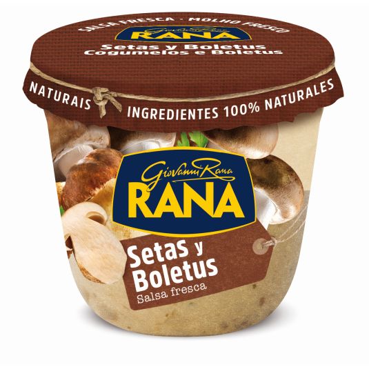 SALSA SETAS Y BOLETUS RANA 180G