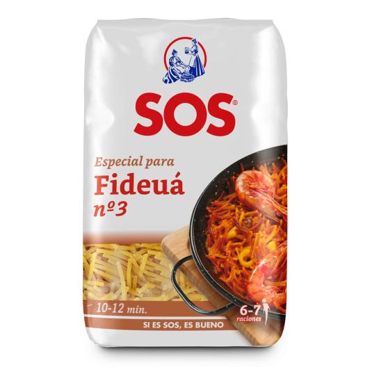 FIDEUA Nº3 BOLSA SOS 500G
